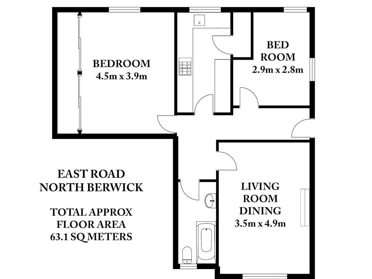 East Road Apartment 노스베릭 외부 사진